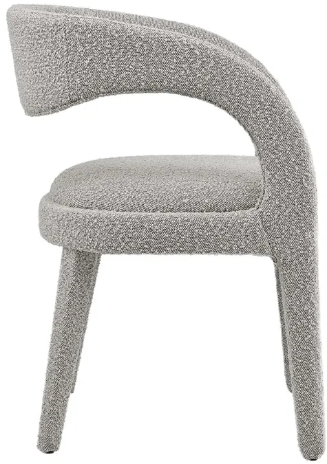 Pinnacle Boucle Upholstered Dining Chair Set of Two