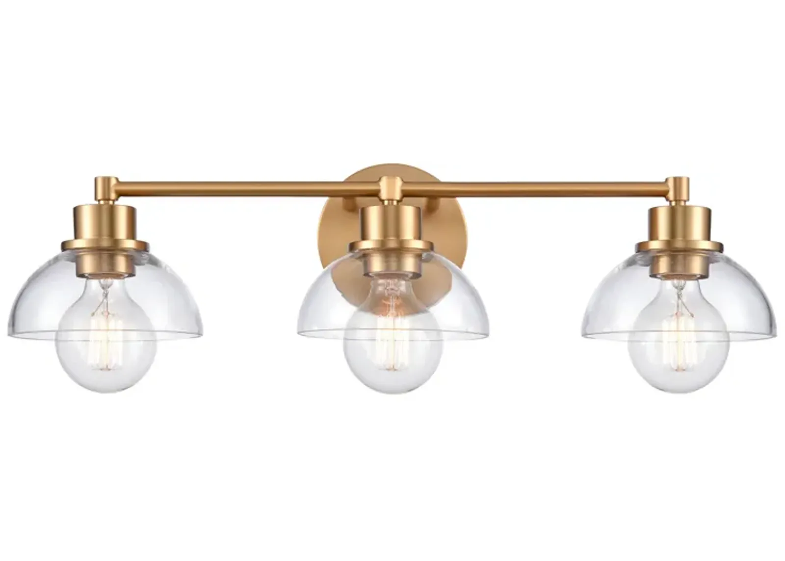 Julian 24'' Wide 3-Light Vanity Light - Brushed Gold