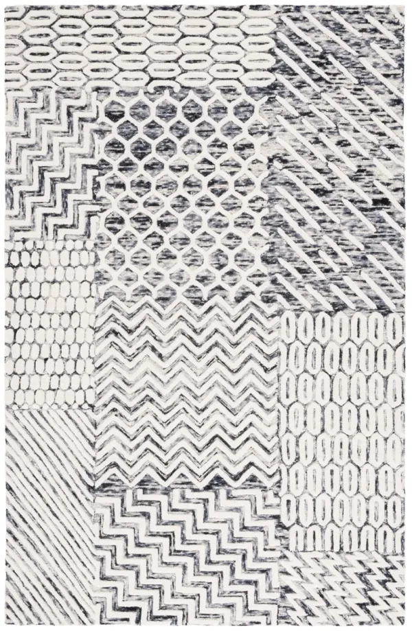 EBONY Hand Tufted 3' x 5' area rug