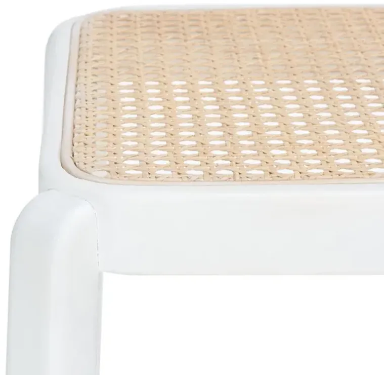 SILUS BACKLESS CANE BAR STOOL