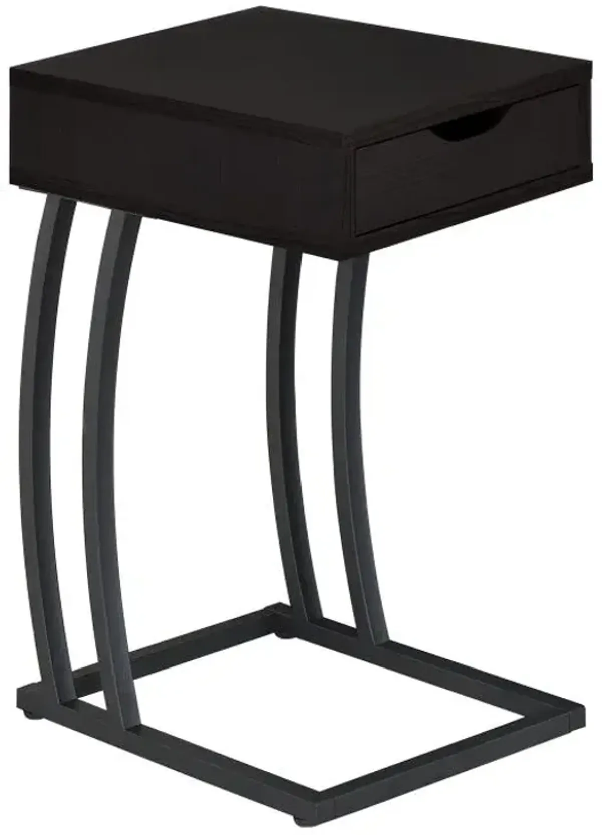 Troy Accent Table with Power Outlet Cappuccino