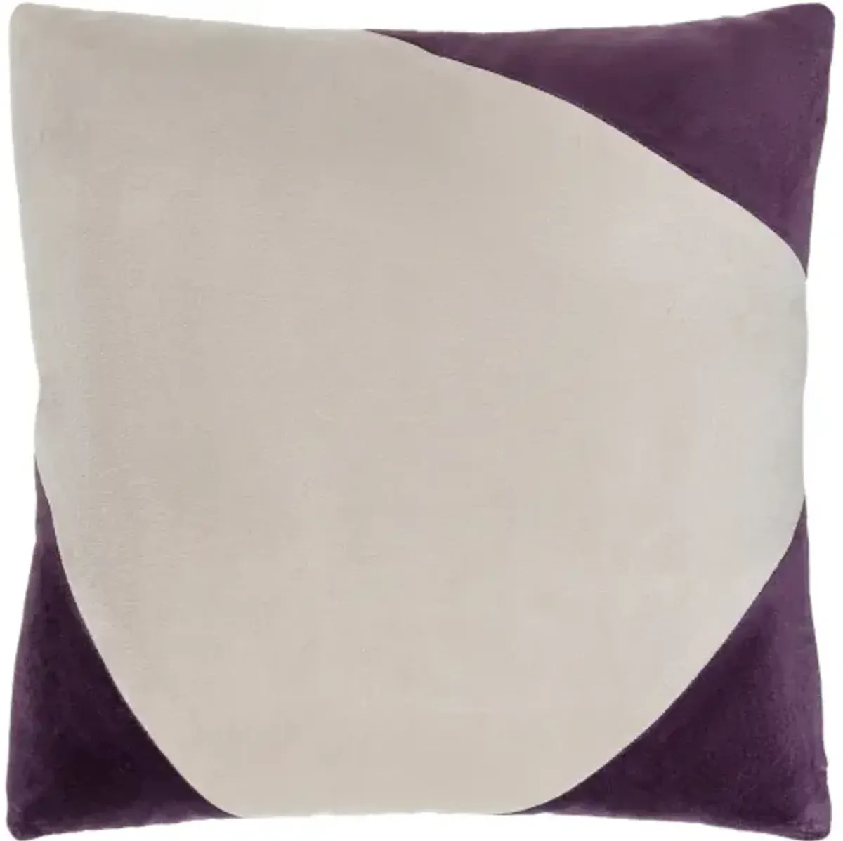 Cotton Velvet CV-082 18"L x 18"W Accent Pillow