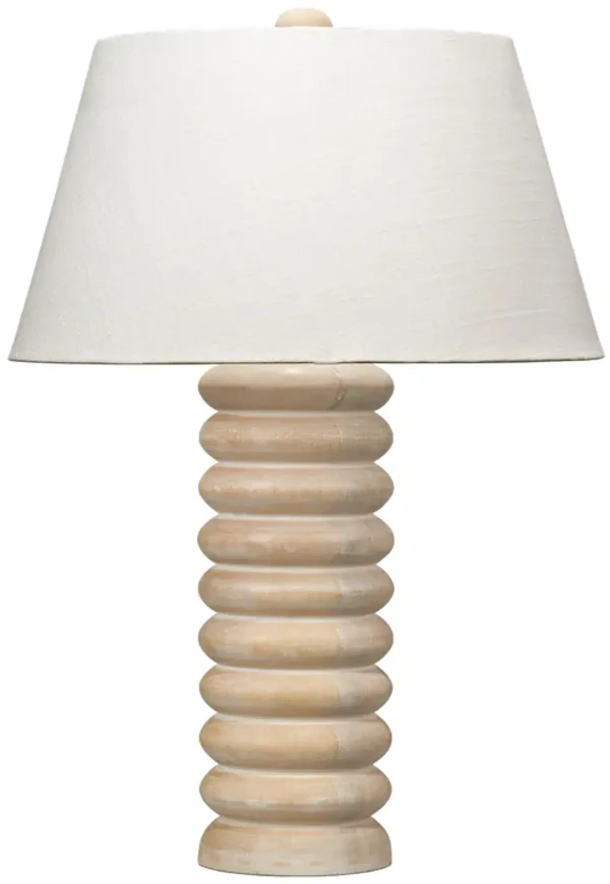 Abacus Mango Wood Table Lamp