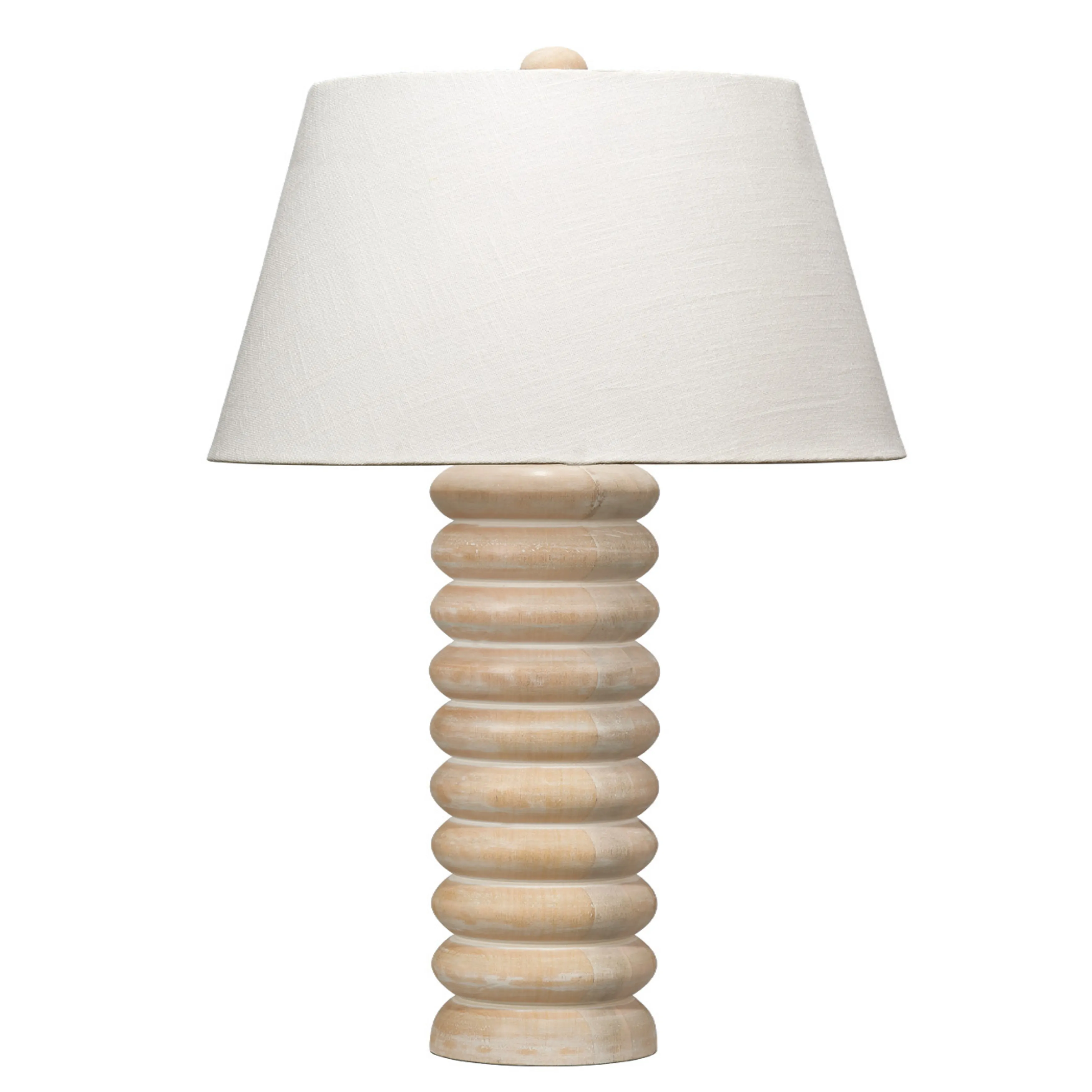 Abacus Mango Wood Table Lamp