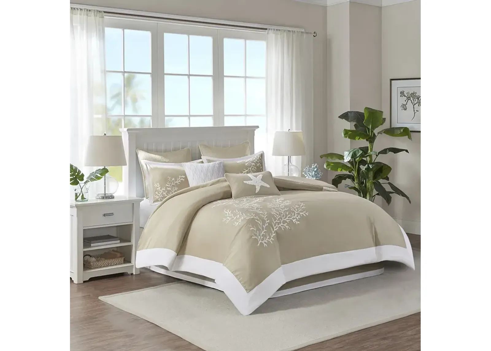 Harbor House Coastline Khaki 6 Piece Comforter Set