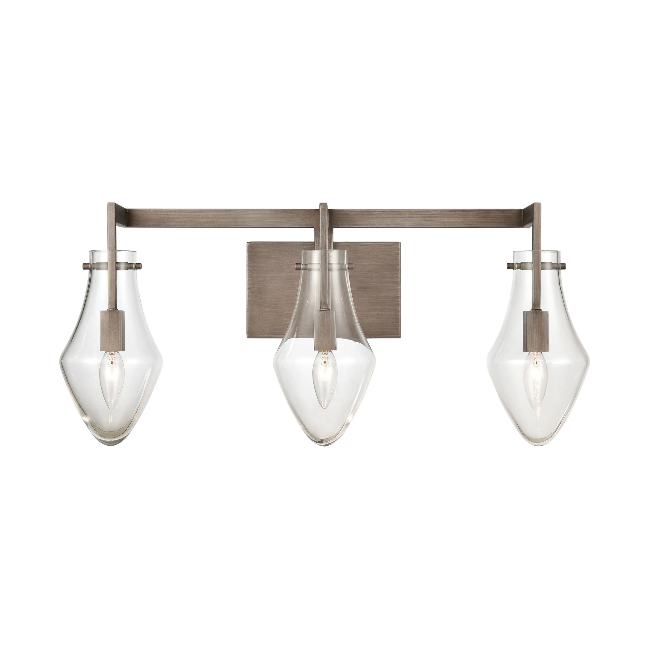 Culmination 26" Wide 3-Light Vanity Light - Weathered Zinc