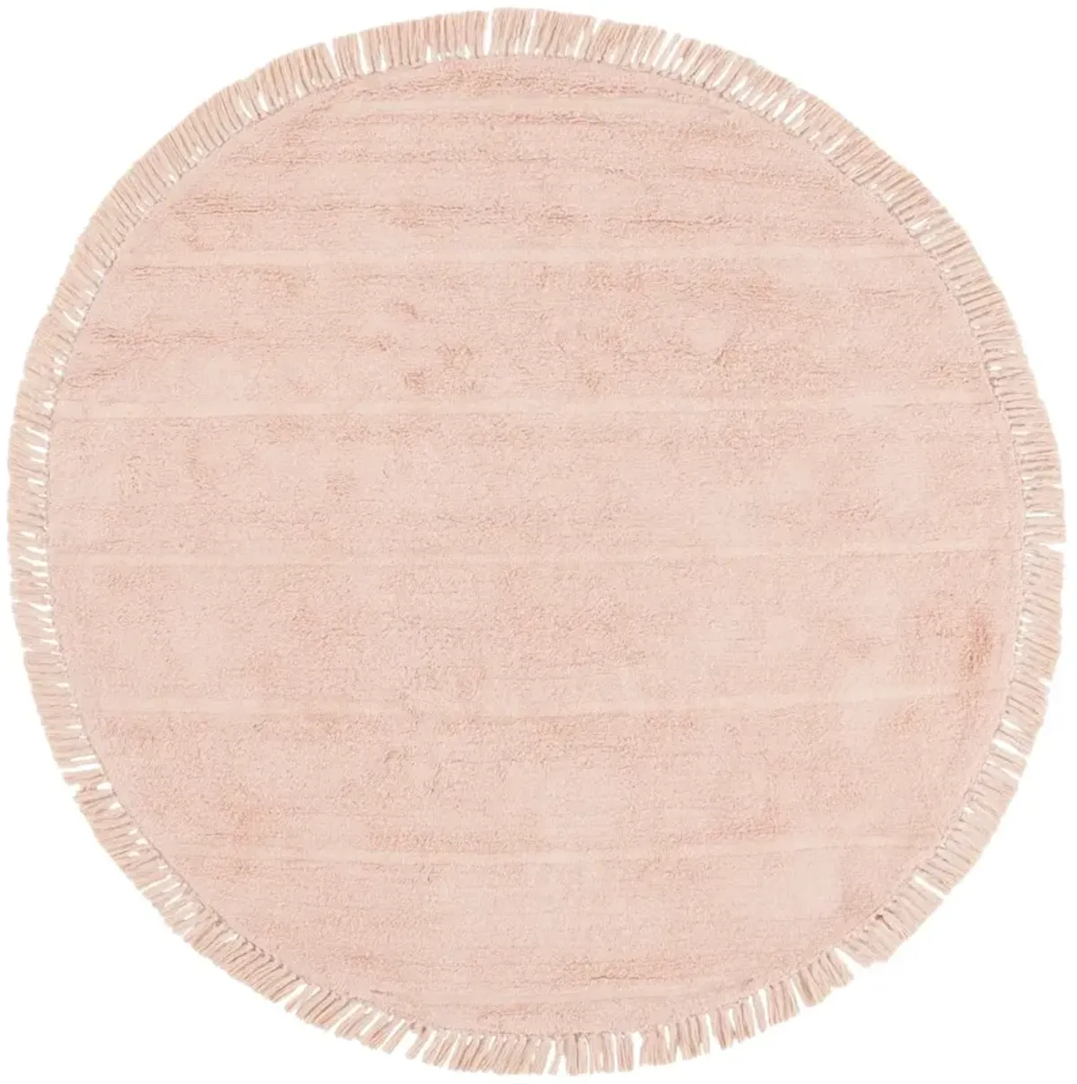 EASY CARE 217 PINK 6' x 6' Round Round Rug