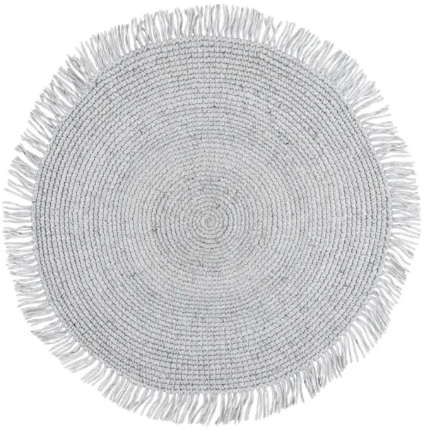 RENEWAL Hand Woven 3' x 3' Round area rug