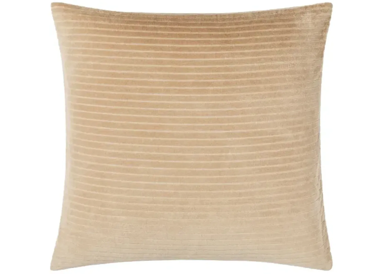 Cotton Velvet Stripes CV-093 22"L x 22"W Accent Pillow