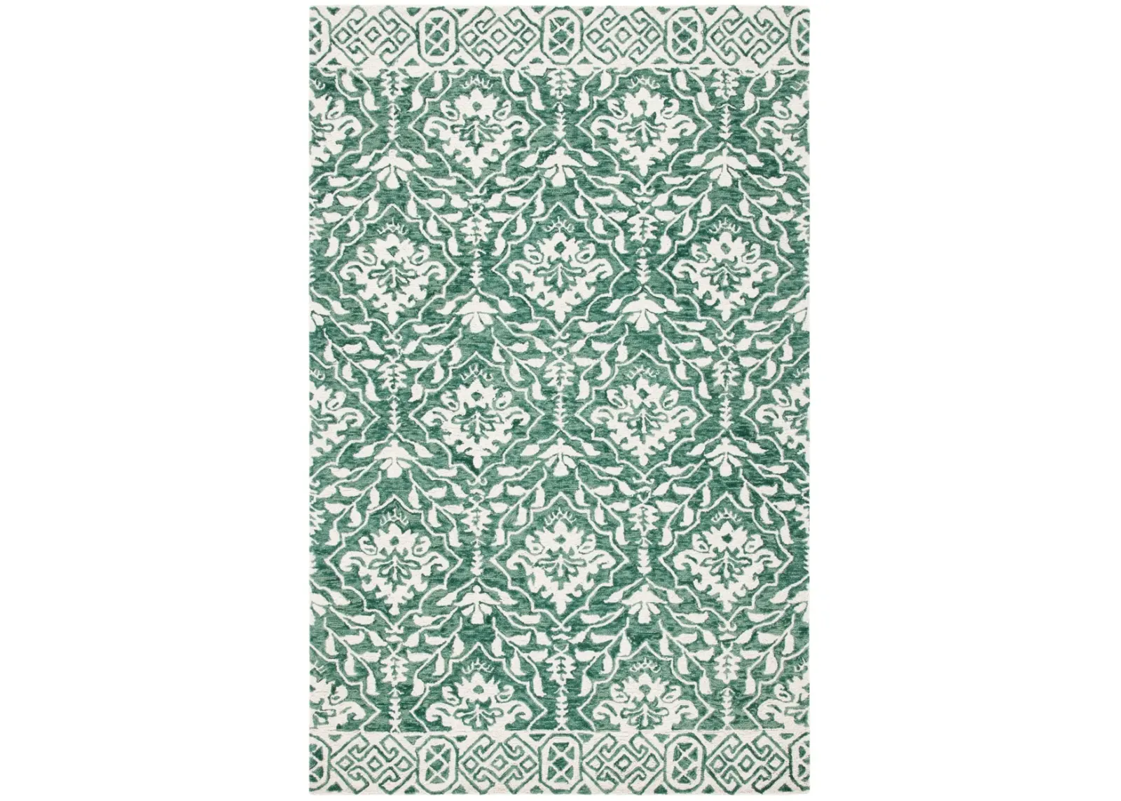 DIP DYE 901 DARK GREEN  6' x 9' Medium Rectangle Rug