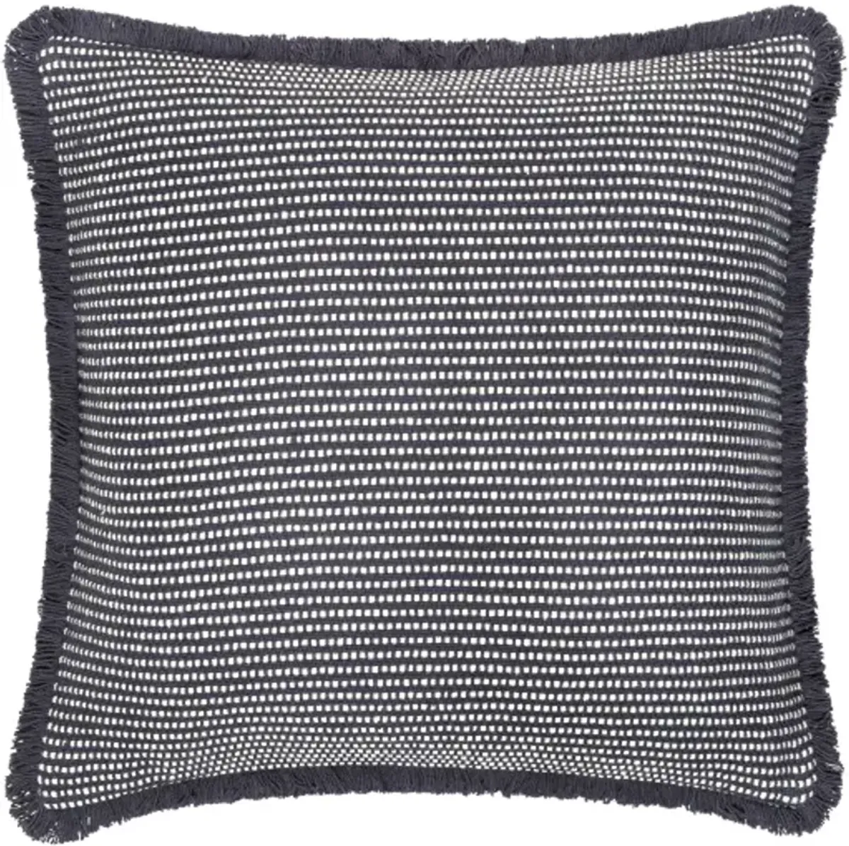 Cotton Fringe CTF-002 20"L x 20"W Accent Pillow