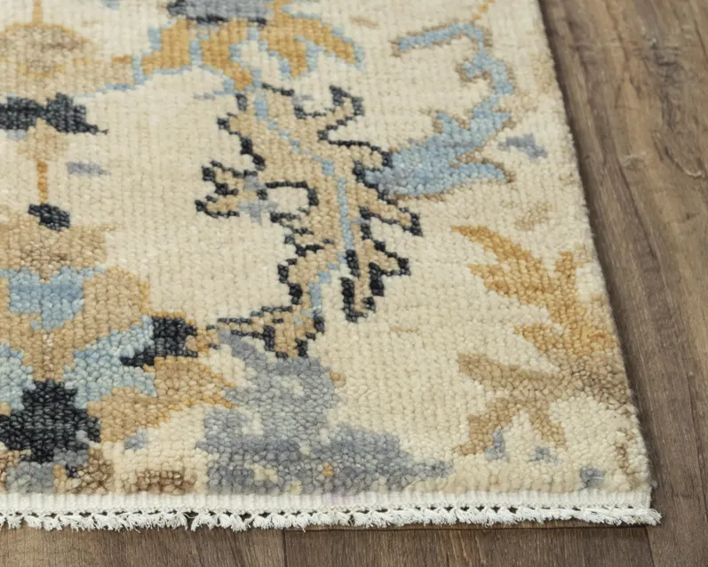 Belmont Beige  Hand Spun Wool 2' x 3'  Rectangle Rug