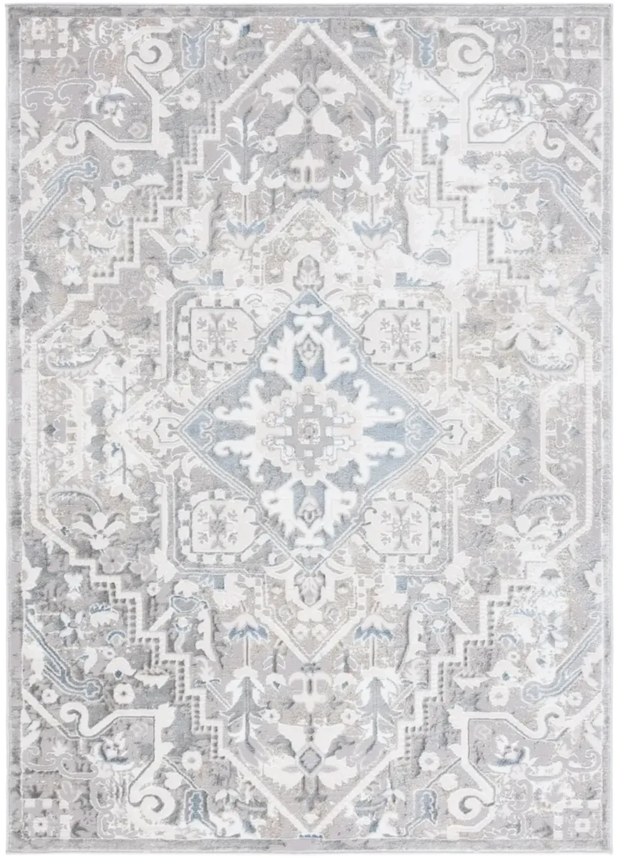EASTON 100 GREY  5'-3' x 7'-6' Medium Rectangle Rug
