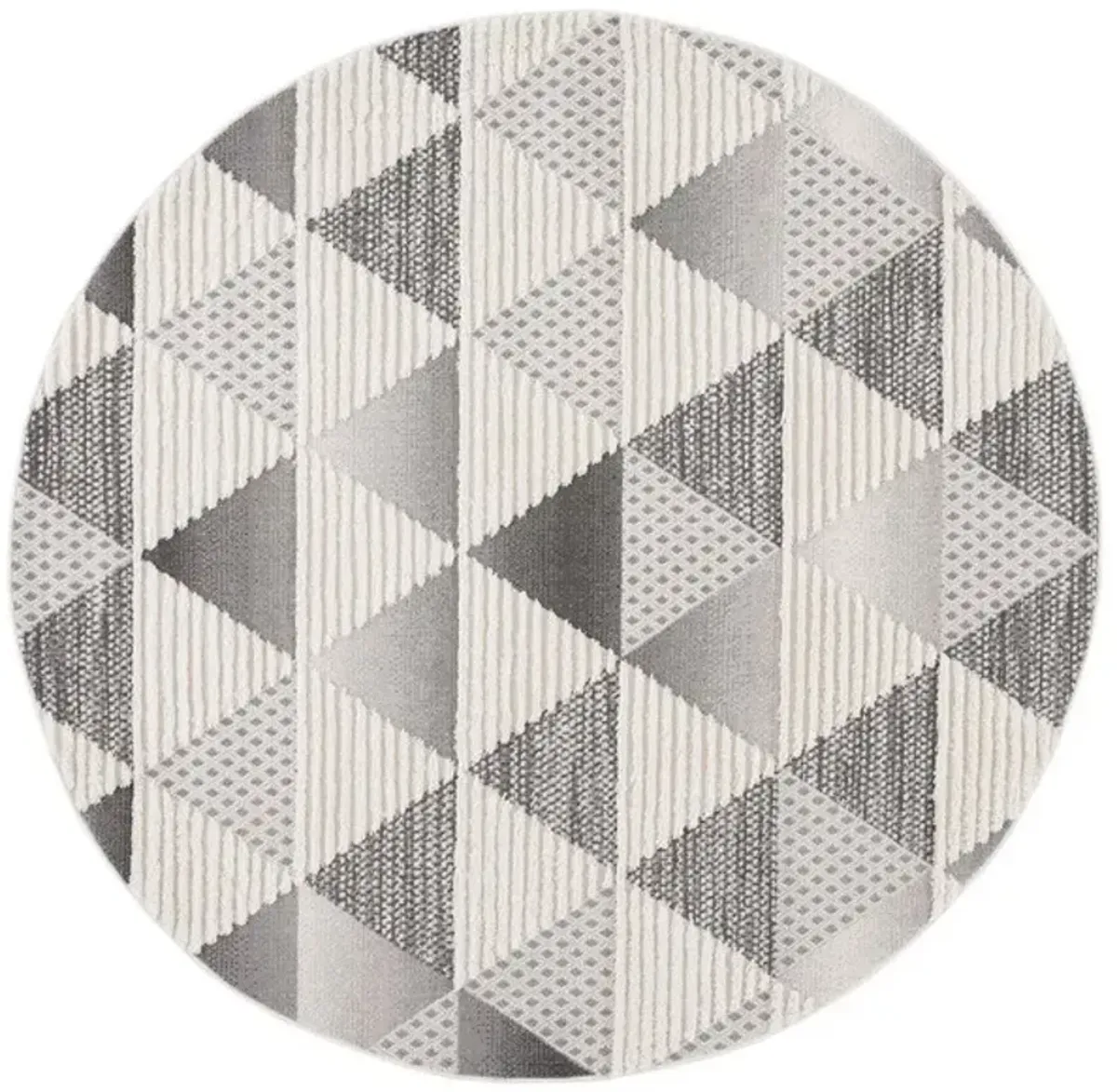 URBAN 206 Grey  6'-7' X 6'-7' Round Round Rug