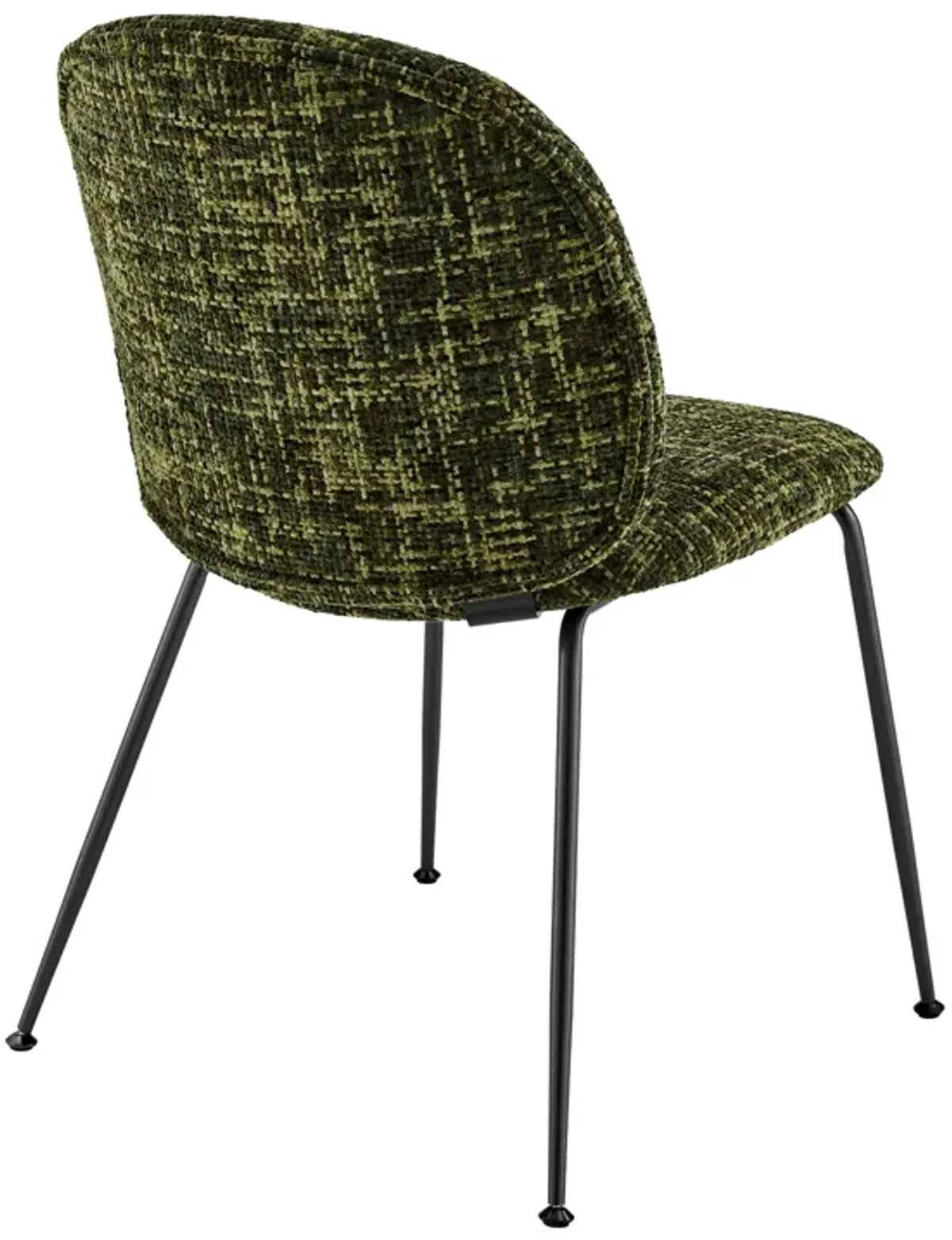 Nisha KD Fabric Dining Side Chair, Allure Green