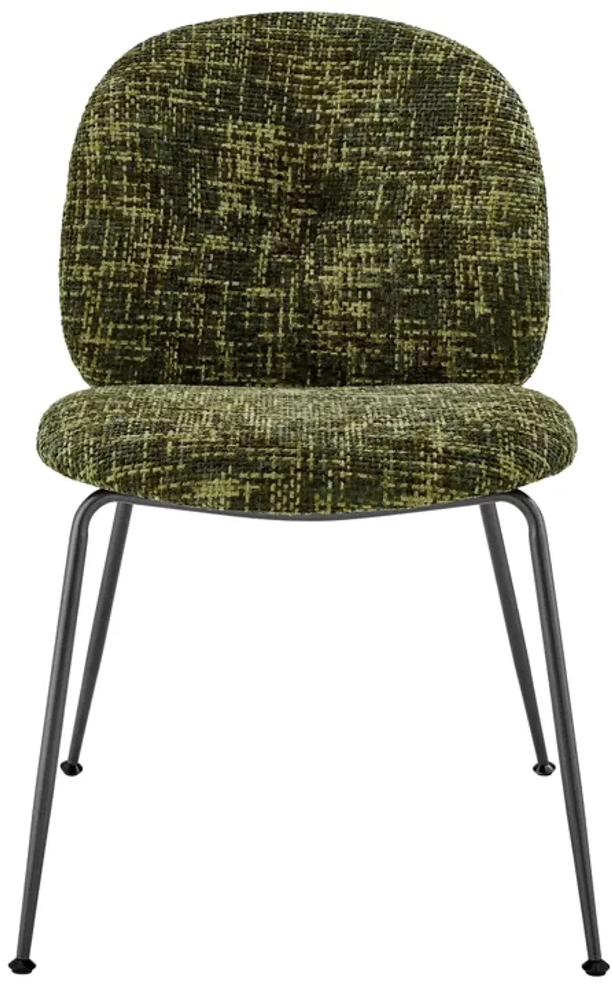 Nisha KD Fabric Dining Side Chair, Allure Green