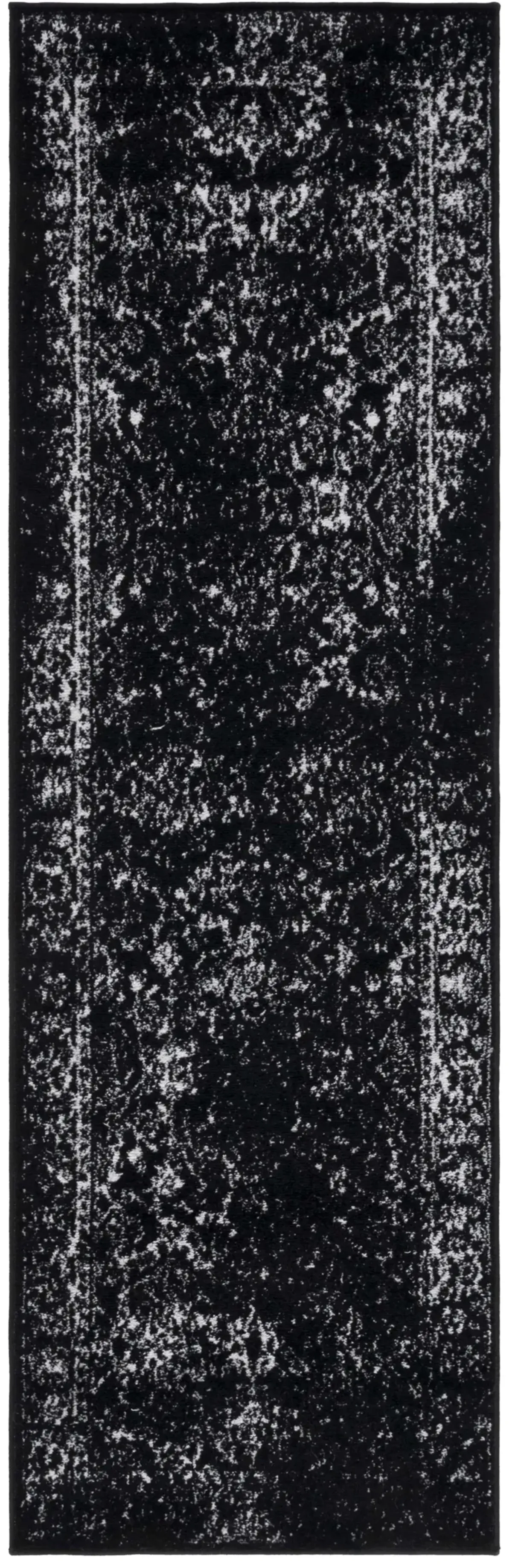 ADIRONDACK 109 BLACK  2'-6' x 12' Runner Rug