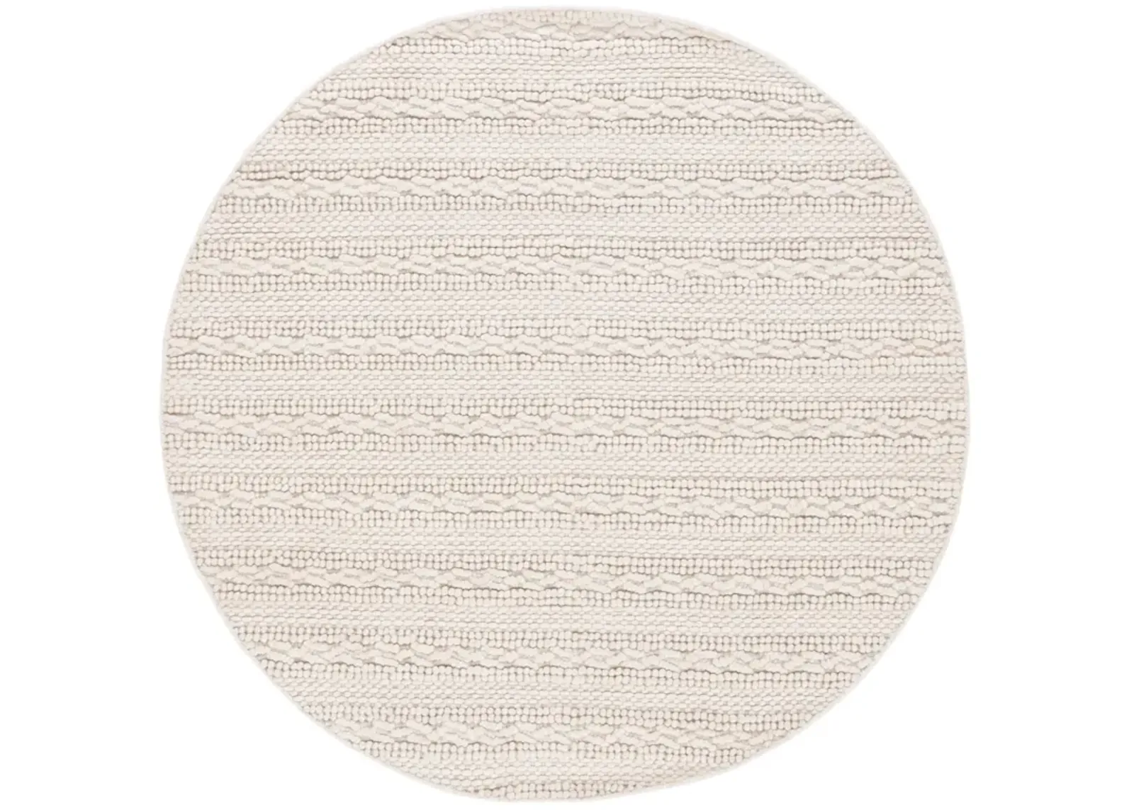 NATURA 714 IVORY 6' x 6' Round Round Rug