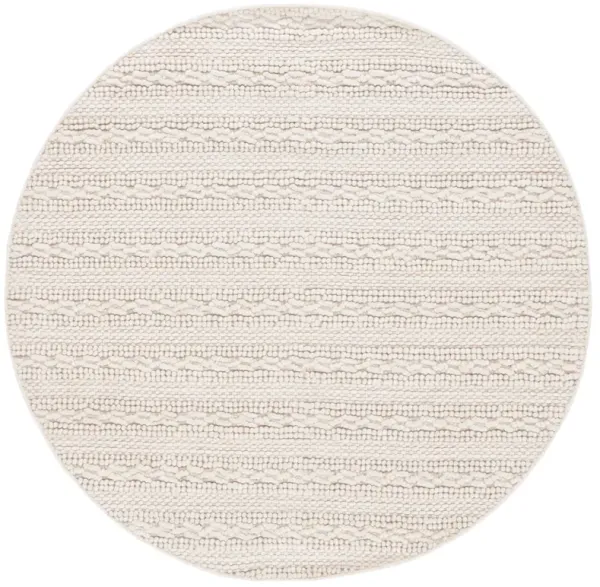 NATURA Hand Loomed 6' x 6' Round area rug