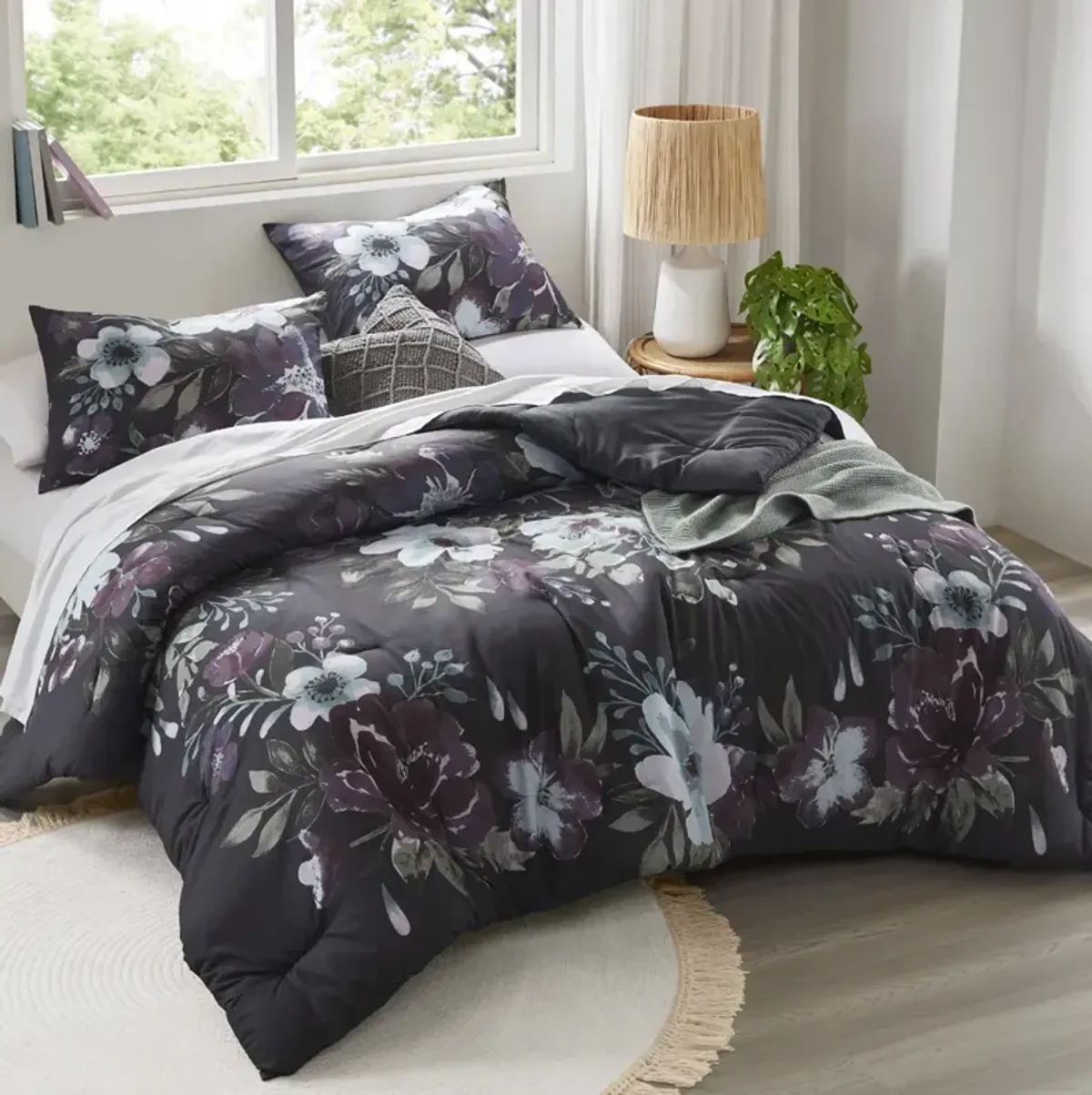 3 Piece Cotton Printed Comforter Set