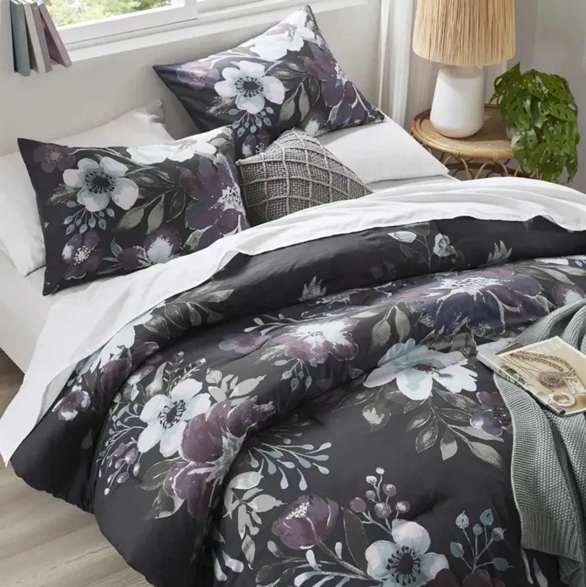 3 Piece Cotton Printed Comforter Set