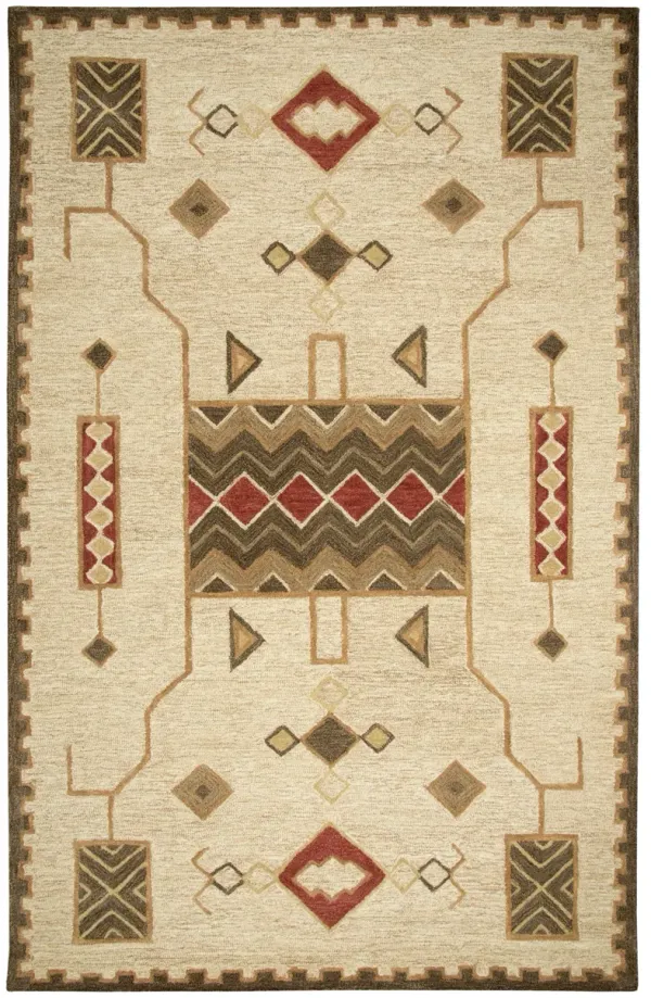 Mesa Gold Southwest/Tribal Wool 5' x 8' Rectangle Rug