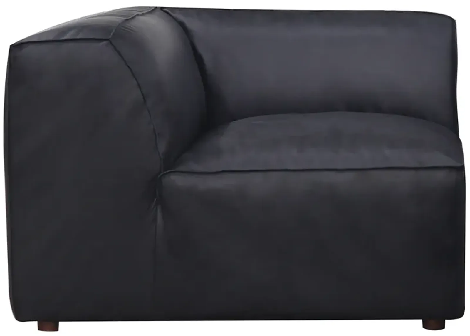 FORM CORNER CHAIR VANTAGE BLACK LEATHER