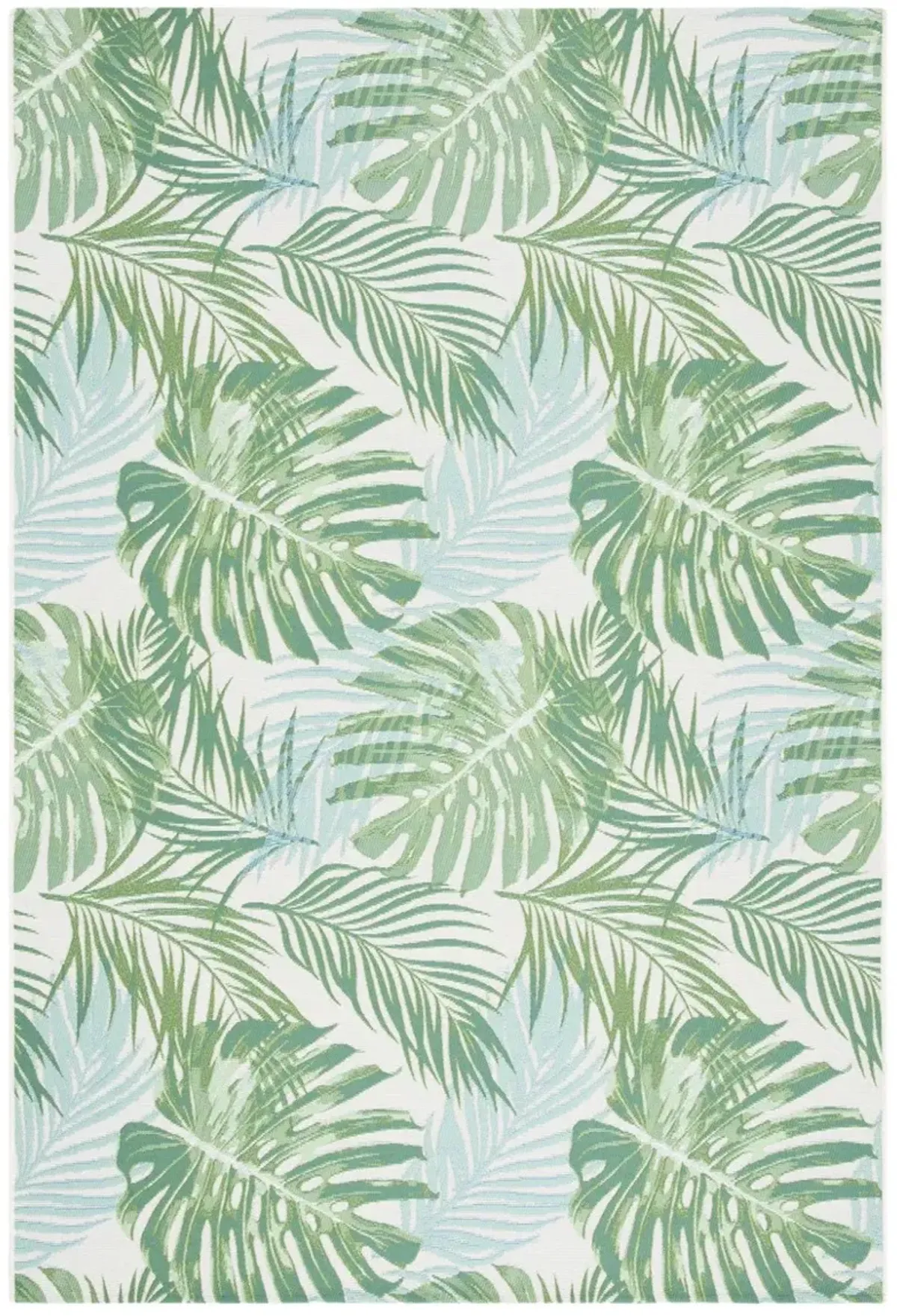 BARBADOS 592 Green 4' X 6' Small Rectangle Rug