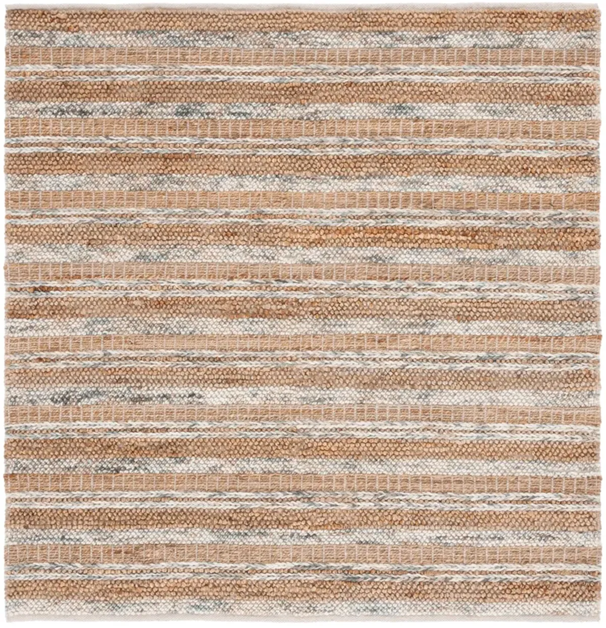 NATURA Hand Woven 6' x 6' Square area rug