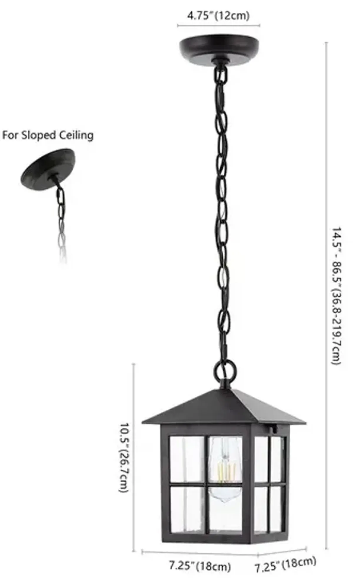 PENRYN OUTDOOR PENDANT/BLACK