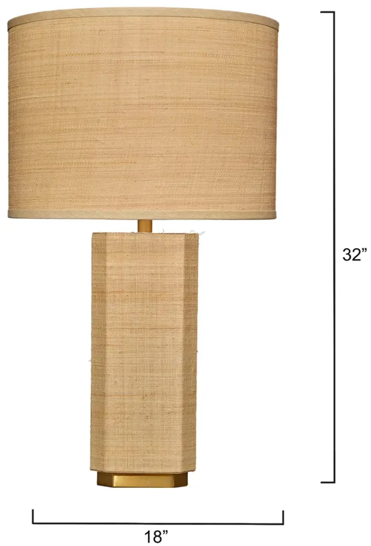 Utopia Raffia Table Lamp