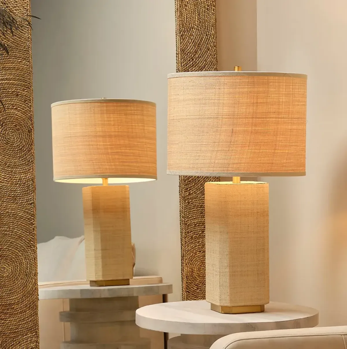 Utopia Raffia Table Lamp