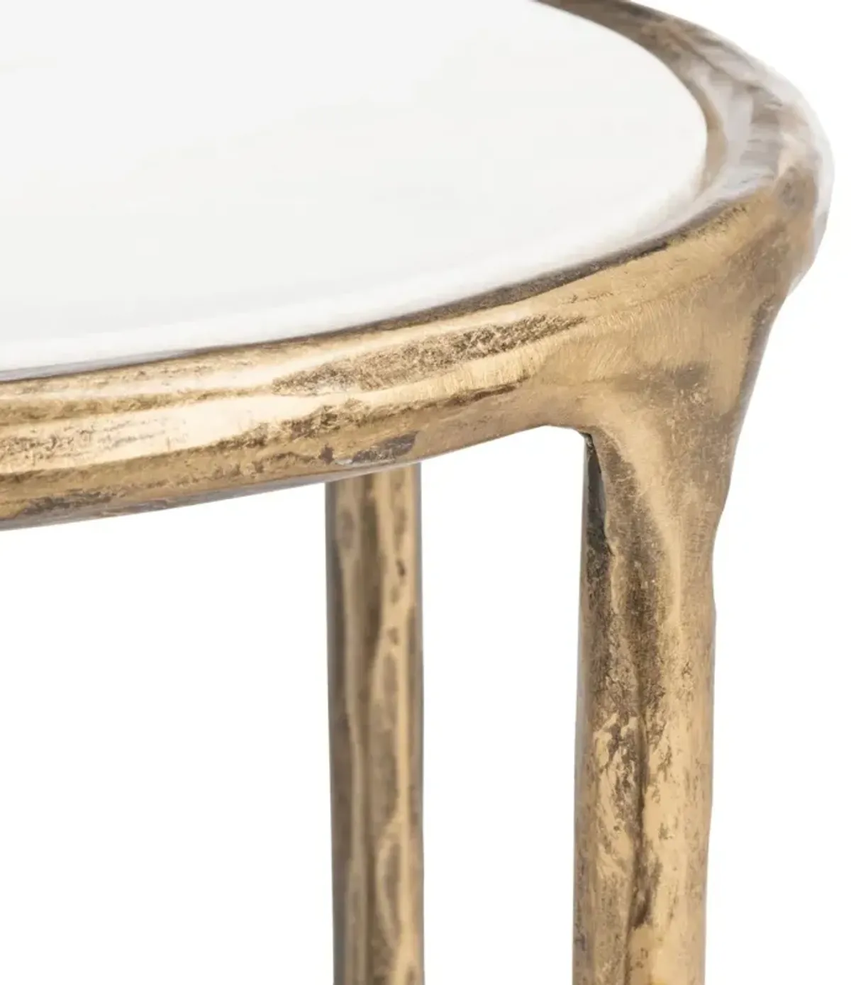 JESSA METAL TALL RD END TABLE