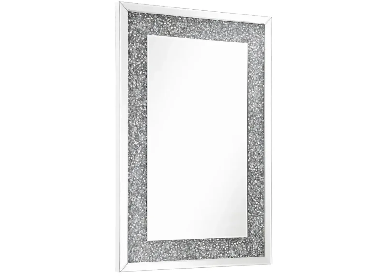 Valerie Crystal Inlay Rectangle Wall Mirror