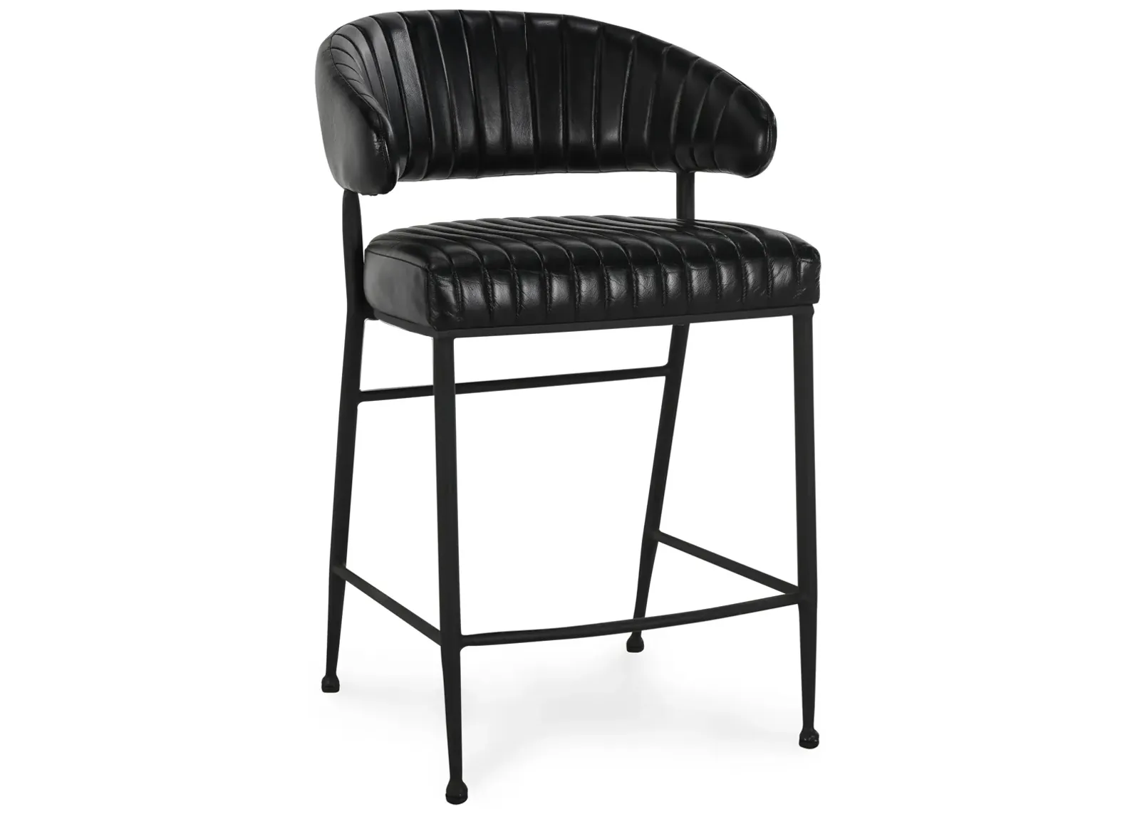 Umbria 26" Counter Stool Jet Black