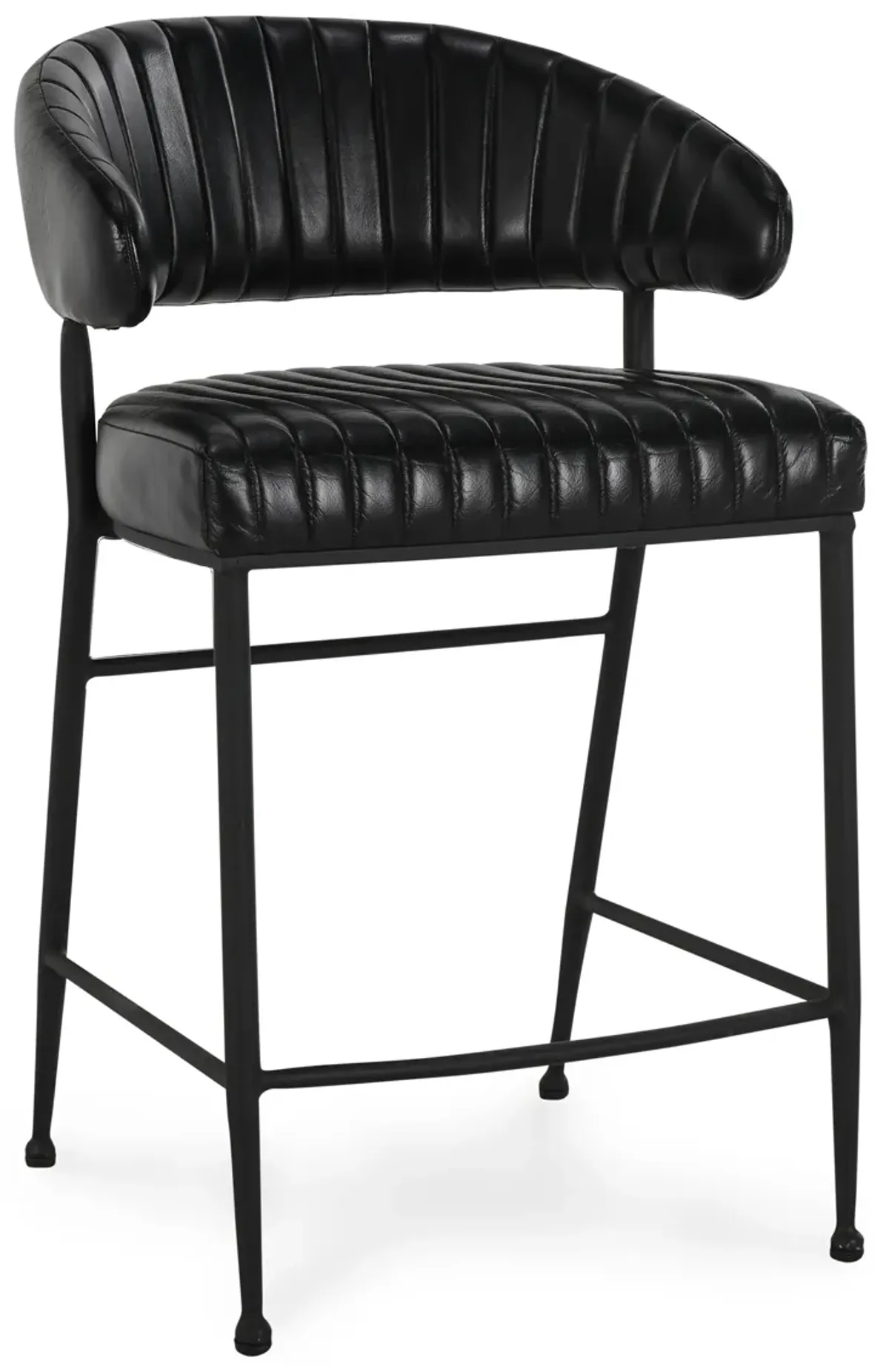 Umbria 26" Counter Stool Jet Black