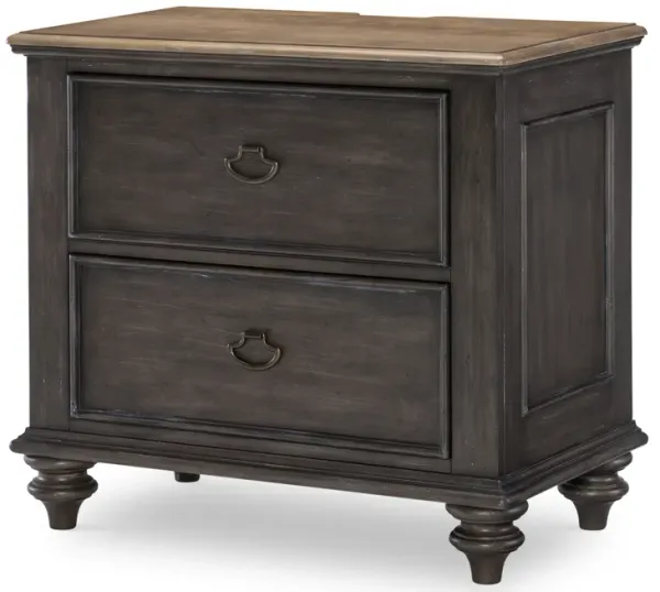 Kingston (Sandalwood Brown + Dark Sable) Nightstand