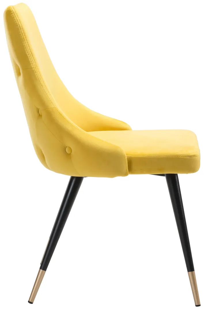 Piccolo Dining Chair (Set of 2) Yellow