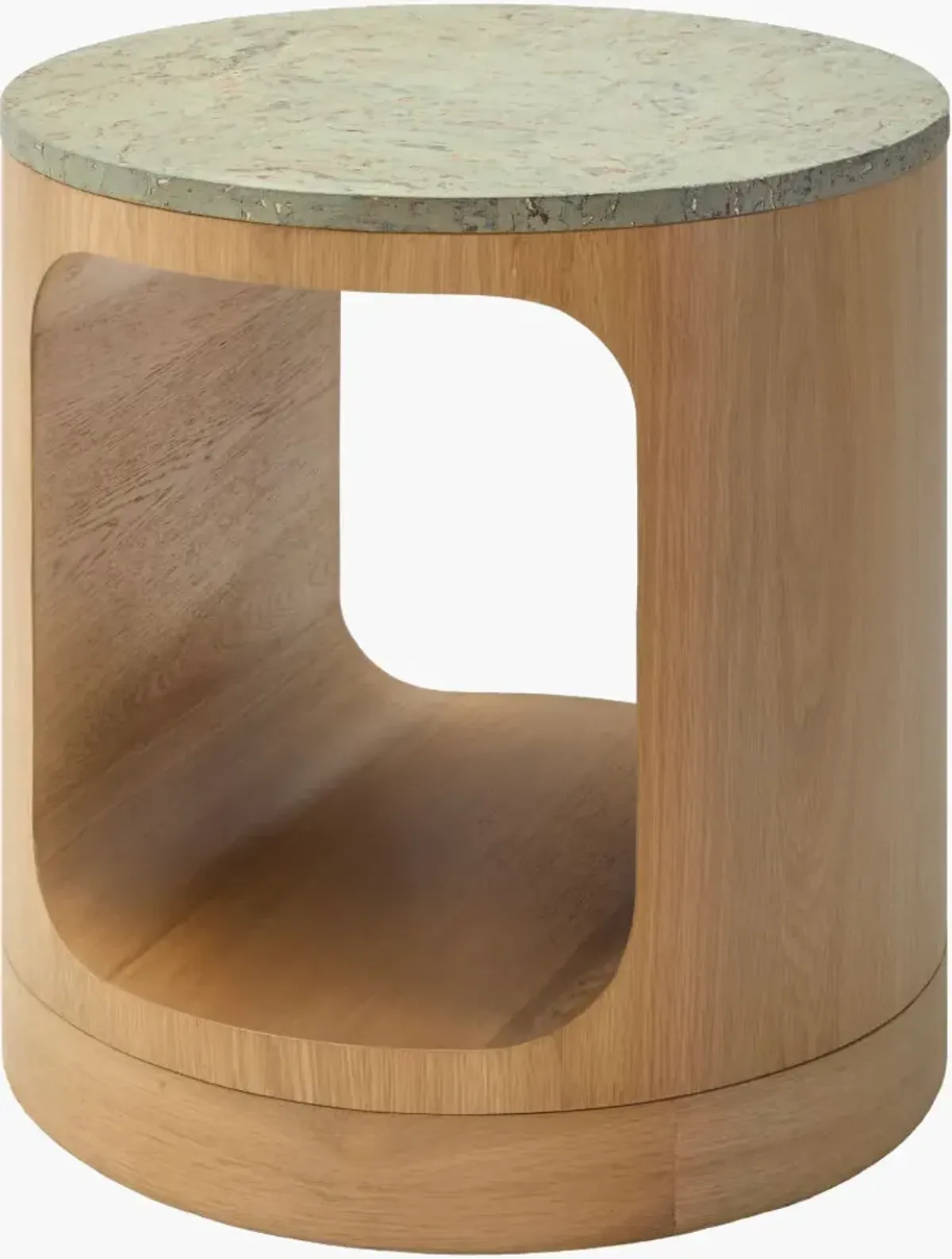 Poros PORS-002 22"H x 20"W x 20"D End Table