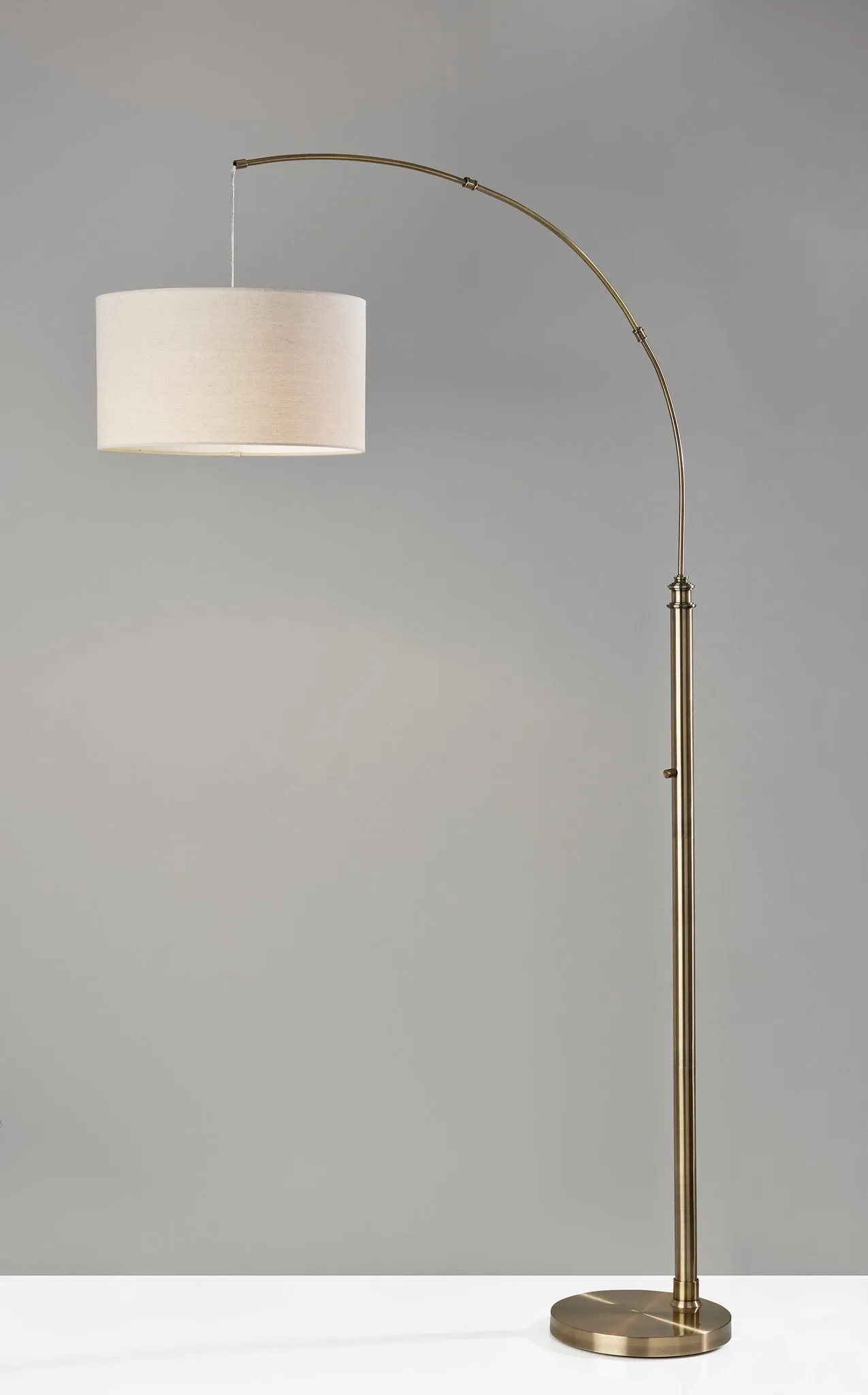 Barton Arc Lamp- Antique Brass