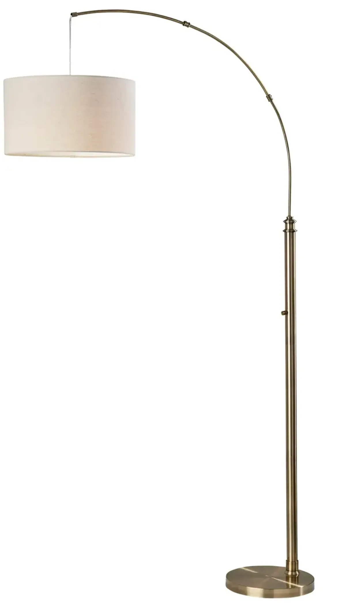 Barton Arc Lamp- Antique Brass