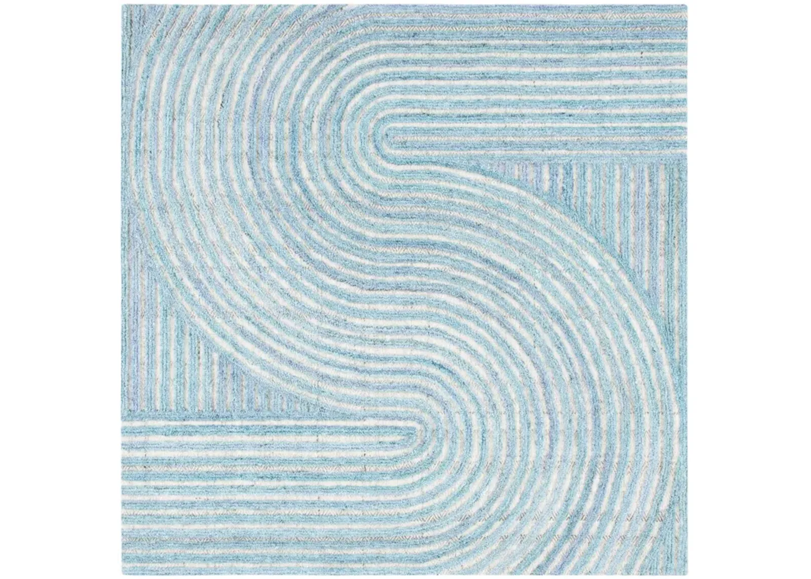 SOUTHAMPTON 301 BLUE 4' x 4' Square Square Rug