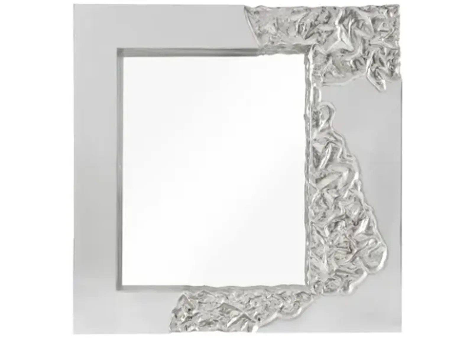 Mercury Mirror, Square, Silver Leaf