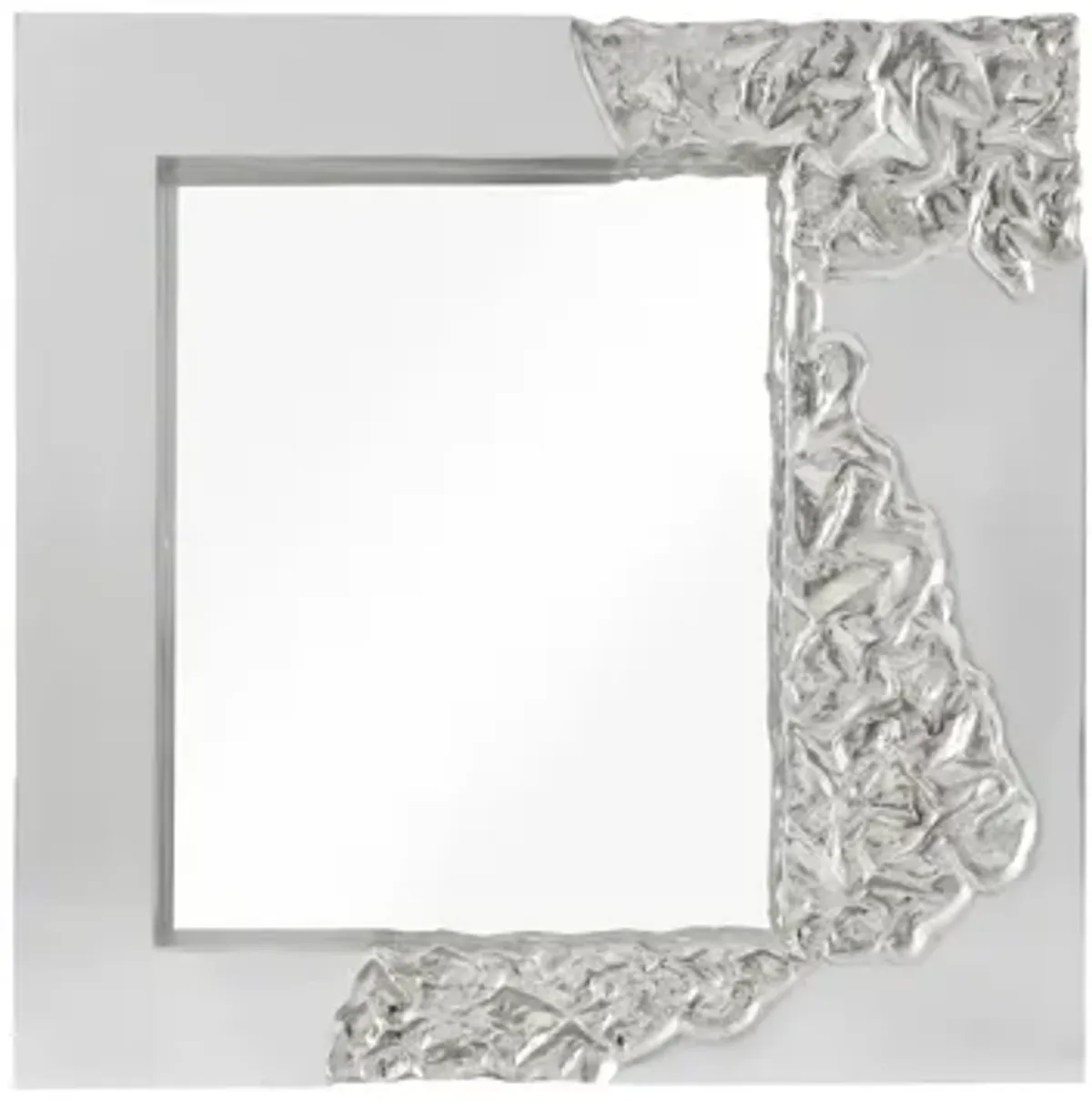 Mercury Mirror, Square, Silver Leaf