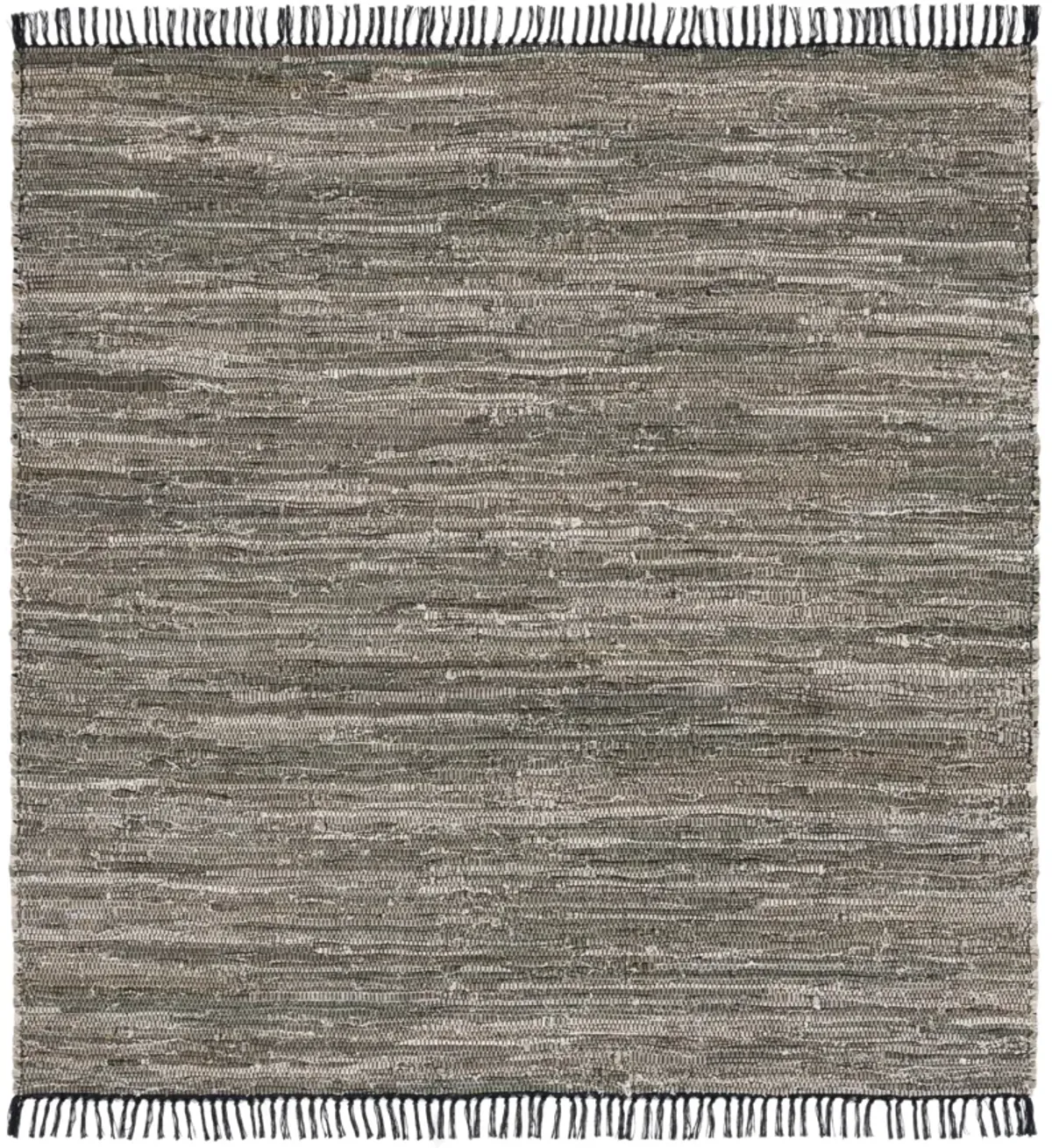 RAG RUG Hand Woven 6' x 6' Square area rug