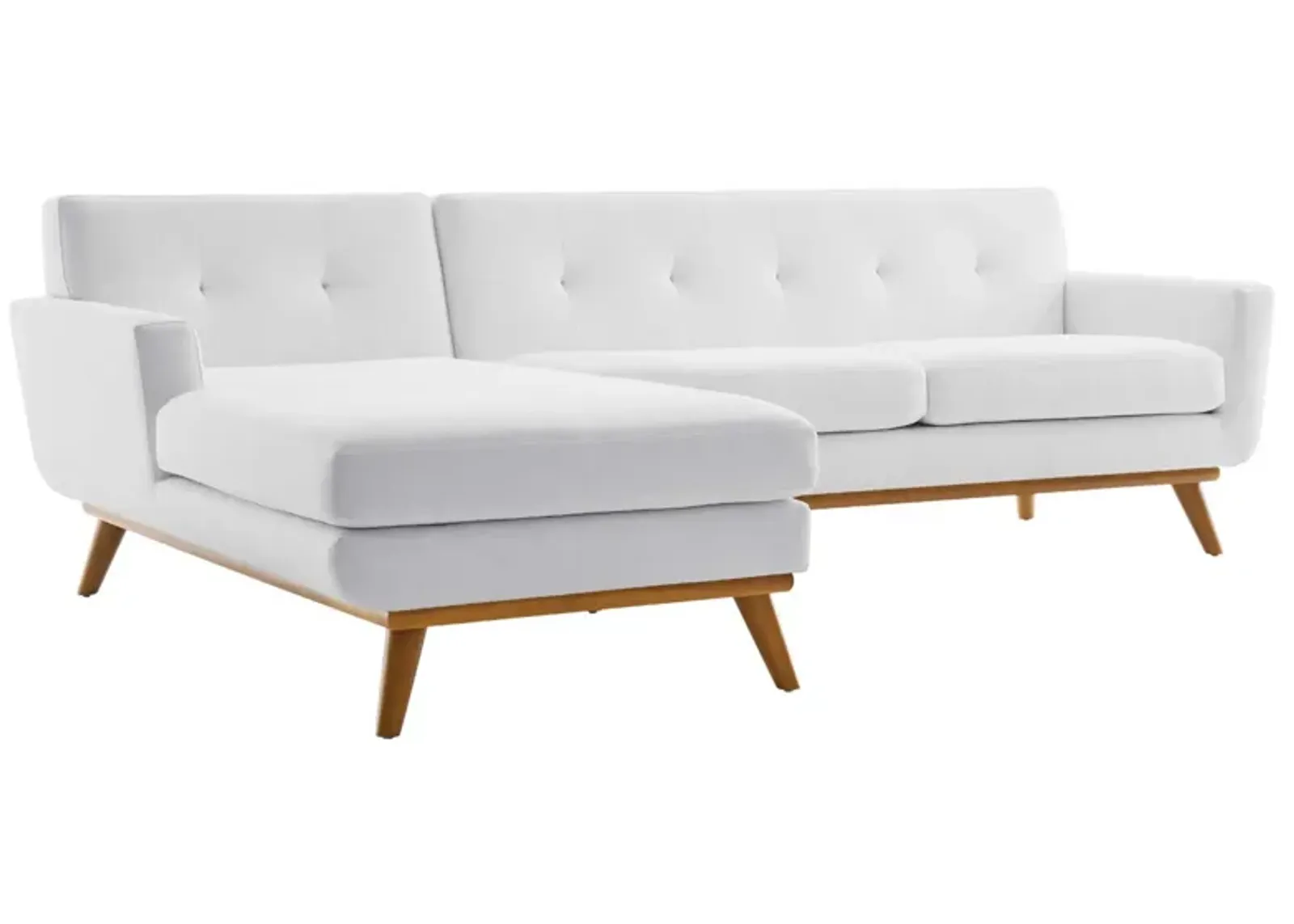 Engage Left-Facing Upholstered Fabric Sectional Sofa