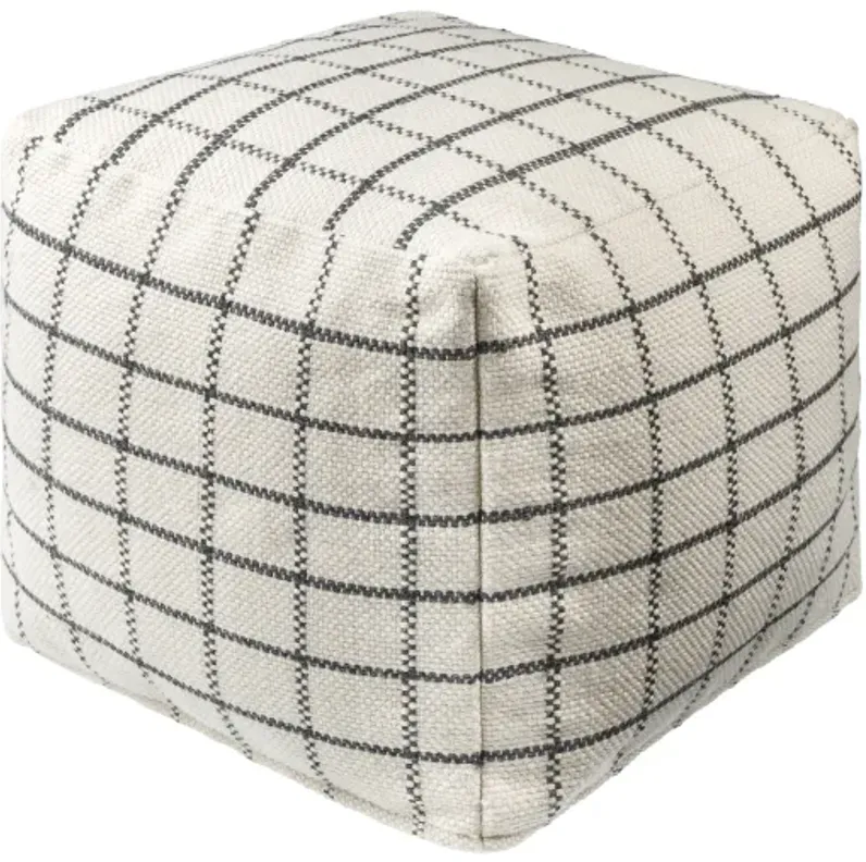 Charmaine NEPF-001 18"H x 18"W x 18"D Pouf