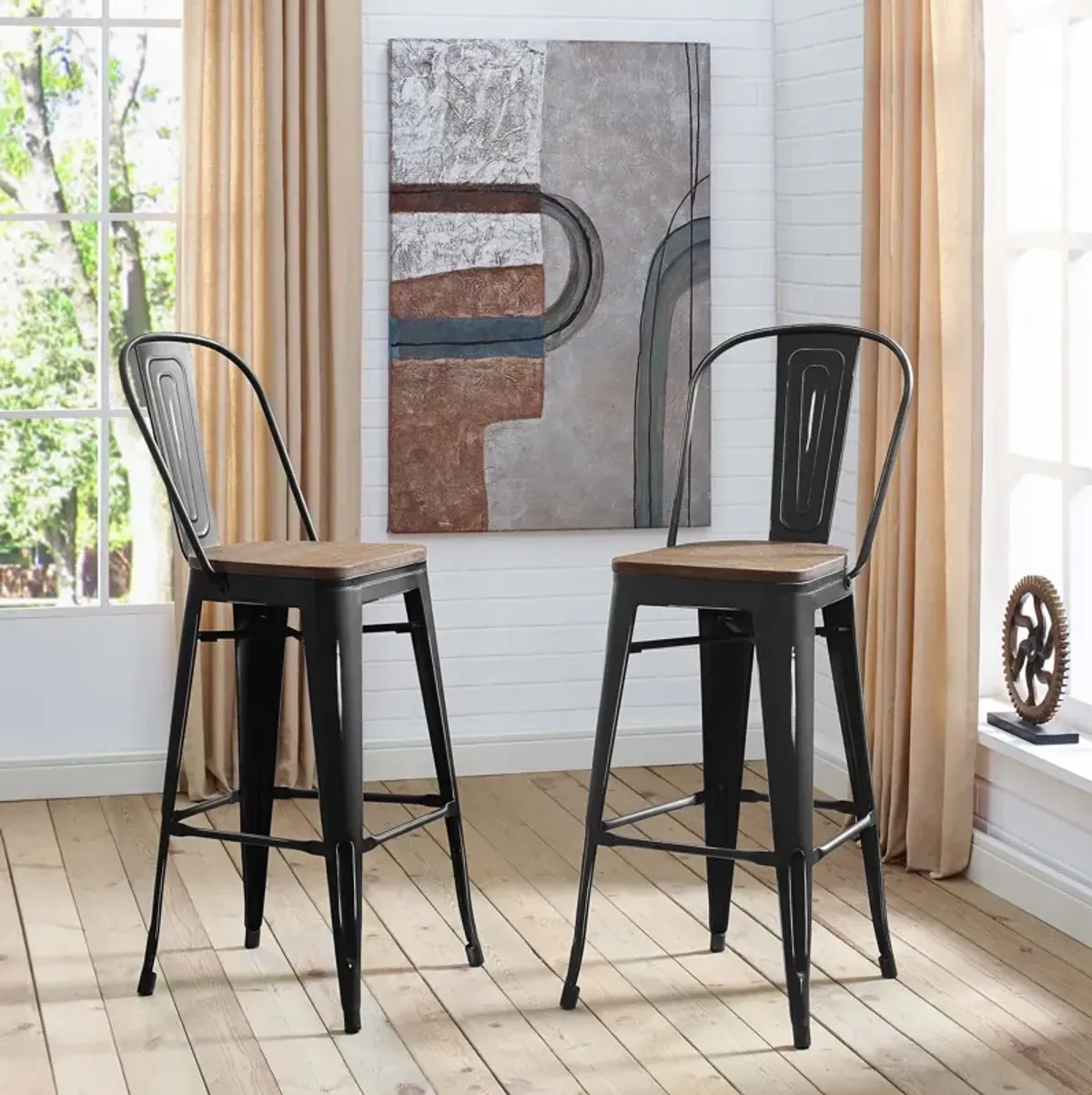 Promenade Bar Stool Set of 2