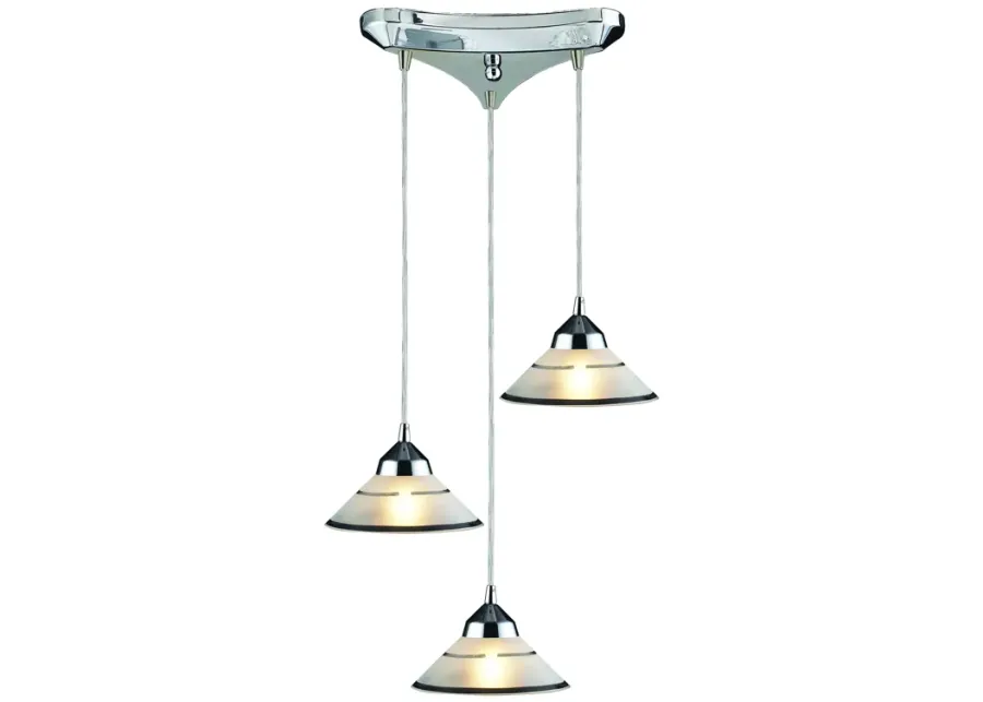 Refraction Configurable Multi Pendant - Polished Chrome