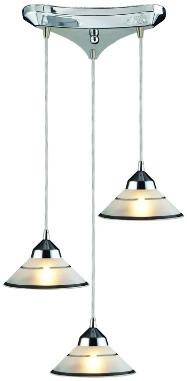 Refraction Configurable Multi Pendant - Polished Chrome